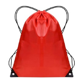 WESTWOOD FOX Drawstring Gym Bag String Bags Gym Sack Backpack PE Bags for Women Men Trainer Swimming Bag Travel Beach School Holidays Suitable for Sports,kids,Boys,Girls (Rose Red, 1 pc)