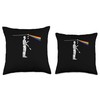 Funny Physics Science Spectral Juggler Rainbow Lights Throw Pillow