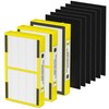 3 Pack FLT4100 HEPA Replacement Filter Size E Compatible With
