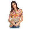Johnny was Women's Puff Sleeve TEE, Multi, Medium