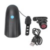 USB Charging Bike Headlight with 120DB Loud Horn Bicycle Light