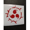 Sasuke Curse Mark Naruto Red Sticker Vinyl Decal Windows/Laptop Waterproof