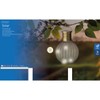 Lumineo Set of 4 Hanging Solar Lights Outdoor - Outdoor