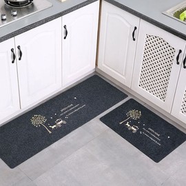 PE kitchen mat 1+1 floor mat kitchen entrance interior mat dandelion 2ea