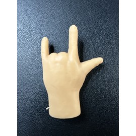 Unbranded Tiny ‘Rock & Roll” Hands Finger Puppet (Left Hand)