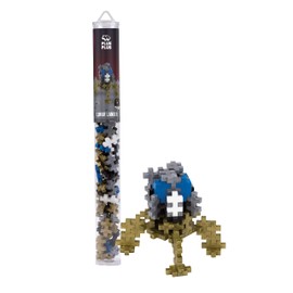 PLUS PLUS 3D Puzzle Stem Figure Building Block Kit, Science Toy for Kids, 70 Interlocking Pieces - Lunar Lander Apollo 11 Space Mini Maker Tube