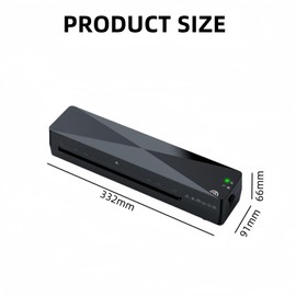 Mini Laminating Machine Supports 2R to A4, Hot and Cold Film Laminator with Laminating Sheets, Quick Warm-up Lamination Sealer for Home Office School