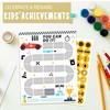 10 Racing Car Reward Chart with 216 Round Stickers, Incentive