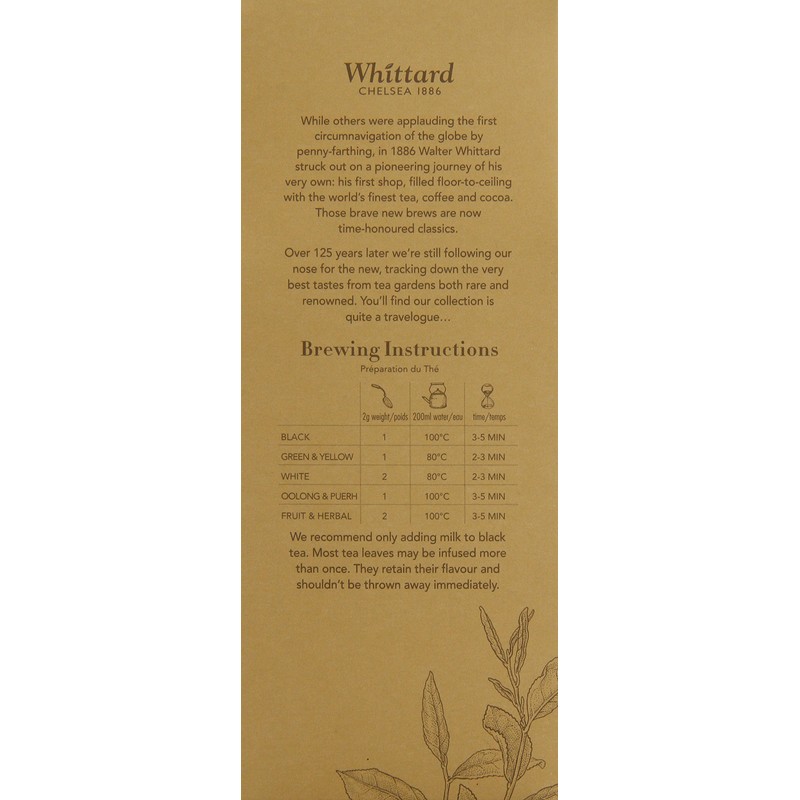 Whittard of Chelsea English Breakfast Loose Tea Pouch 100 g