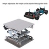 Small Stainless Steel Lifting Platform Manual Miniature Lift Stand Table