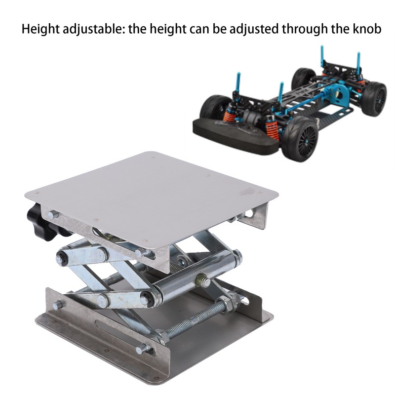 Small Stainless Steel Lifting Platform Manual Miniature Lift Stand Table
