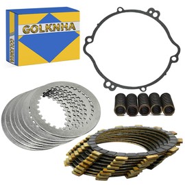 Clutch Kit & Friction Steel Plates Cover Gasket Compatible with Yamaha YZ125 YZ125X 2005-2024