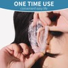 100 Pack Disposable Clear Ear Covers For Shower,dye the hair，