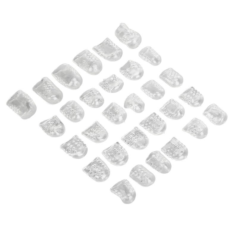 30pcs Pinky Toe Protector Anti Friction Breathable Transparent Ultra Thin
