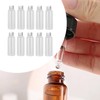perfeclan 10x Travel Bottles for Toiletries Clear Liquid Sample Vial