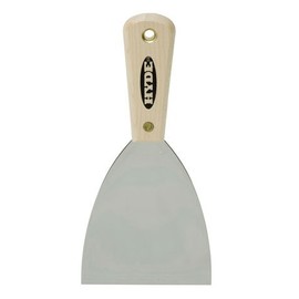 Putty Knife, 4in.W., Wood, 4in.L.