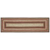 VHC Brands Ginger Spice Rug Hall Runner with PVC Pad,