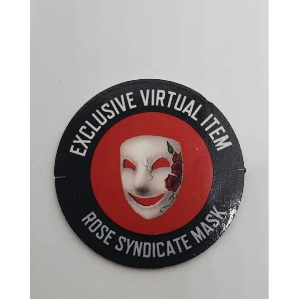 Roblox Series 9 Break In Crony ROSE SYNDICATE MASK VIRTUAL