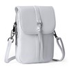 befen befen Genuine Leather White Crossbody Purse for Women, Soft