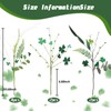Zythrem 8 Pack St. Patrick's Day Branches, 20" Artificial Shamrock