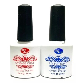 Rj Base + Top Para Gel Semipermanente Esmalte Uñas