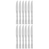Fortessa Royal Pacific 18/10 Stainless Steel Flatware Solid Handle Steak