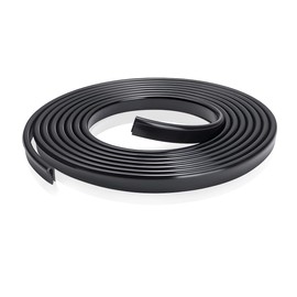 Adunsiaoto U-Shaped Door Edge Protection Strip, Car Edge Trim Car Door Edge Protection, U-Shape Rubber Edge Protection, Car Rubber Seal, Car Protection Accessories (Black)