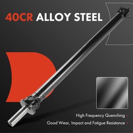 A-Premium Rear Complete Drive Shaft Prop Shaft Driveshaft Assembly Compatible with Ford F-150 F150 2015 2016 2017, 4WD, 78.9" BedLength, 122.5" Wheelbase, Standard Cab Pickup, Replace # FL3Z4602A