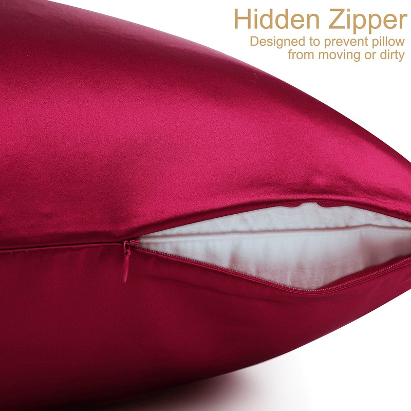 sourcing map Silk Pillowcase 19 Momme Mulberry Silk Pillowcase with