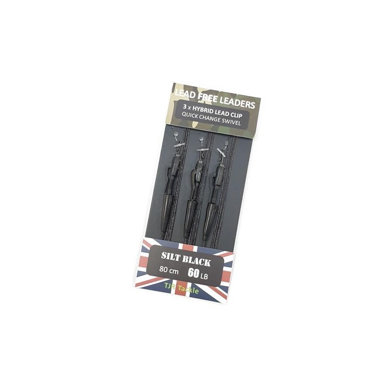 TJR Tackle Hybrid Lead Free Leaders Quick Change Swivels 60lb