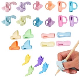 Pencil Grips 24-Pack 6-Stage Set - Ergonomic Support