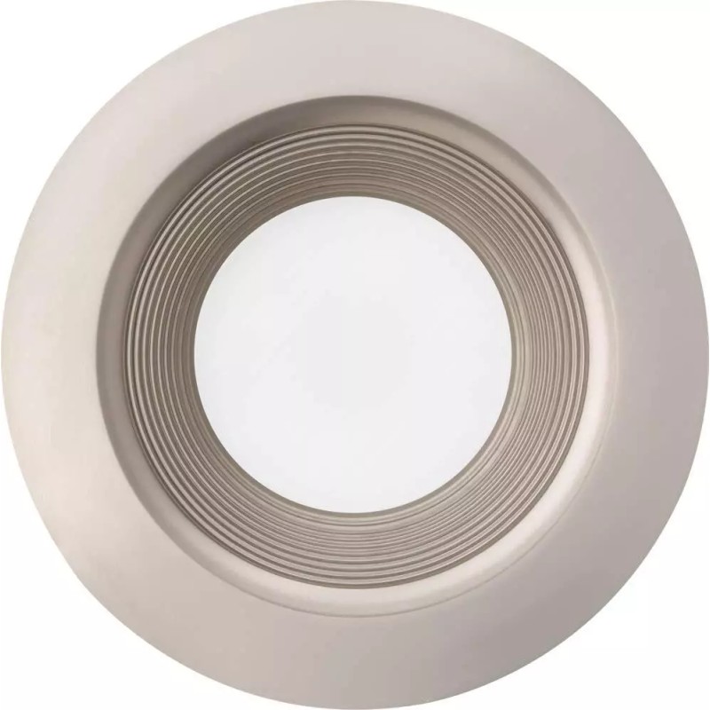 Lithonia Lighting OneUp 6 in. Round Brushed Nickel 3000K LED