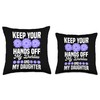 Dahlia Seeds for Planting Dahlia Enthusiast Black Dahlias Throw Pillow