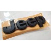Grand Cherokee 2PC Gloss Black Front Rear Jeep Emblems Badge