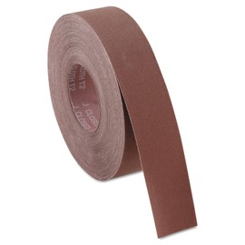 Norton Metalite Cloth Backed Sandpaper Roll, 220 Grit Sandpaper, Woodworking and Automotive Sandpaper, 2 Inches Wide, Continuous Roll of 50 Yards