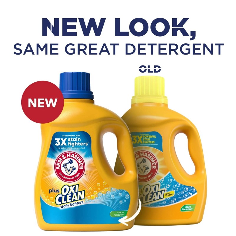 ARM & HAMMER Plus OxiClean Liquid Laundry Detergent, 77 loads,