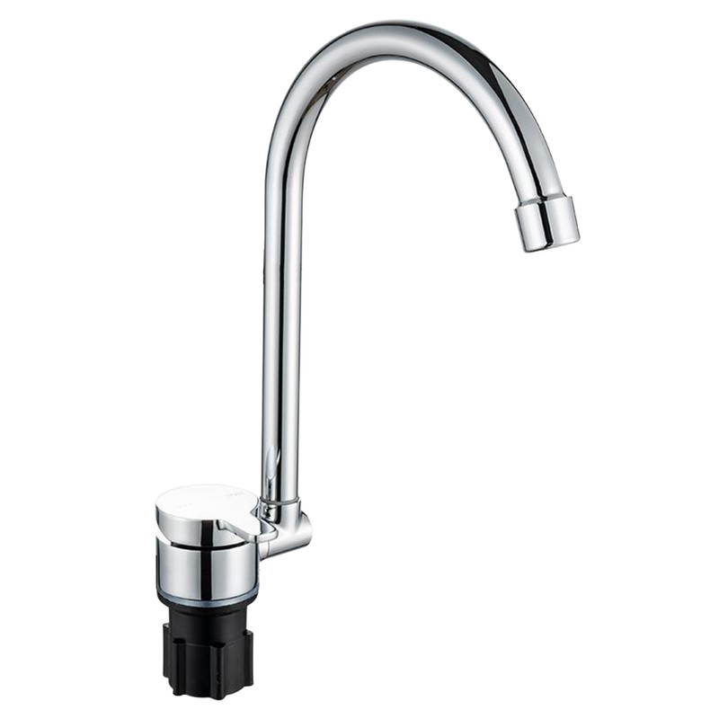 Foldable Faucet for Motorhome 360°Rotation Kitchen Faucet Sink High Arch