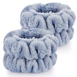 2 Pcs Wrist Bands for Washing Face-Dorbetar, Microfiber Wrist Towels for Washing Face, Spa Wristbands for Washing Face, Face Wash Wristbands, Arm Bands for Washing Face for Woman and Children