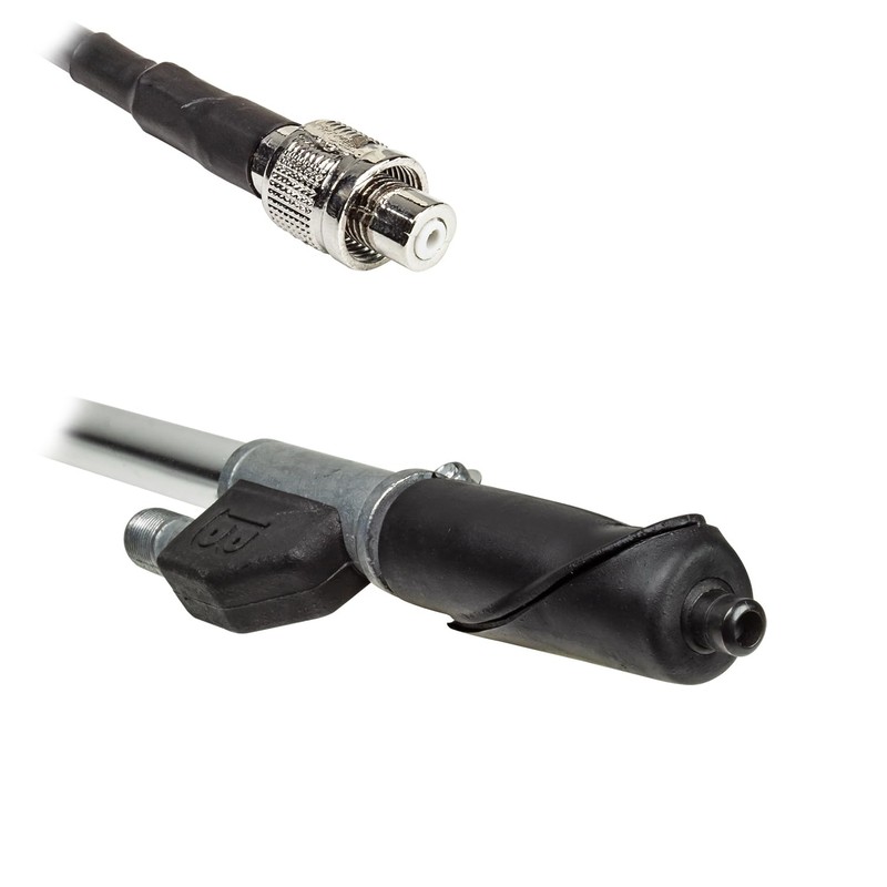 tomzz Audio 1057-003 Mudguard Telescopic Antenna Compatible with VW Golf