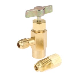 YHXGLJDKA R1234YF Self-Sealing Can Tap with R134A Tank Adapter