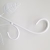 RONYOUNG 4PCS Hanging Plant Bracket 12in Metal Wrought Iron Planter