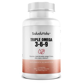 Saludvida México Triple Omega 3-6-9 1400 Mg - 100 Cápsulas