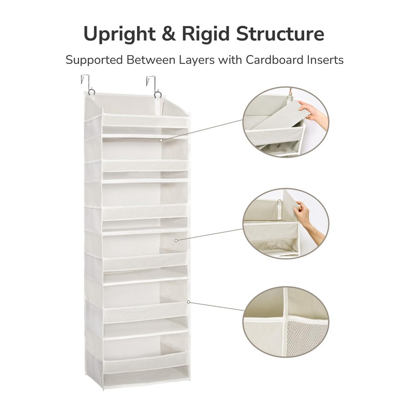 ULG Over The Door Organizer with 6 Large Pockets 12