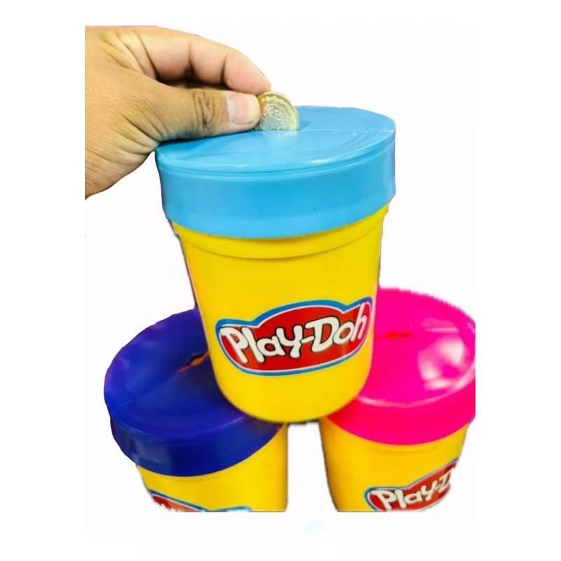 Vaso 6 Vaso De Colores En Forma De Play Do