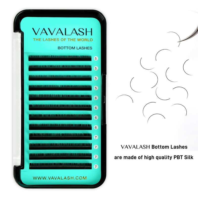 VAVALASH Bottom Lash Extensions 5/6/7mm Mixed Under Bottom Lower Eyelash