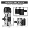 LSXD Router Madera Recortadora Rebajadora 800w +15 Brocas Carburo