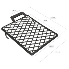 KOTARBAU® Set of 10 Plastic Scraper Grids 250 x 200 mm Galvanised for Use with Paint Rollers