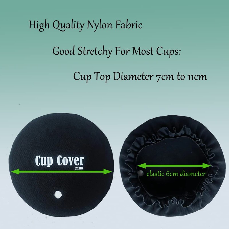 JXLESW 4 Pack Anti Spiking Drink Cover, Reusable Protection Fabric