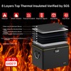 Fireproof Safe Box with Fireproof Zipper, Hard-Shell Fireproof Document Box,