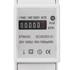 Digital 1 phase 2 Wire 2P Din Rail Electric Meter